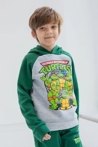 Vista 3 de Teenage Mutant Ninja Turtles Michelangelo Raphael Leonardo - Sudadera con capucha para niños pequeños a grandes