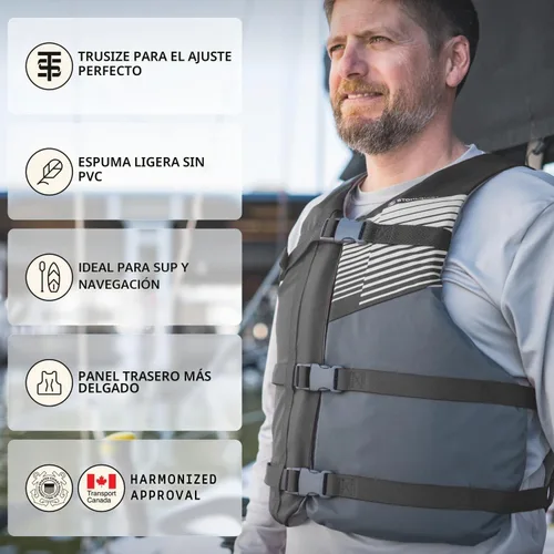 Vista 4 de Stohlquist Universal Fit Adult Life Jacket PFD (4 Pack) Coast Guard Approved, for Men and Women 90+ lbs, Lightweight Neoprene and Adjustable, Ideal