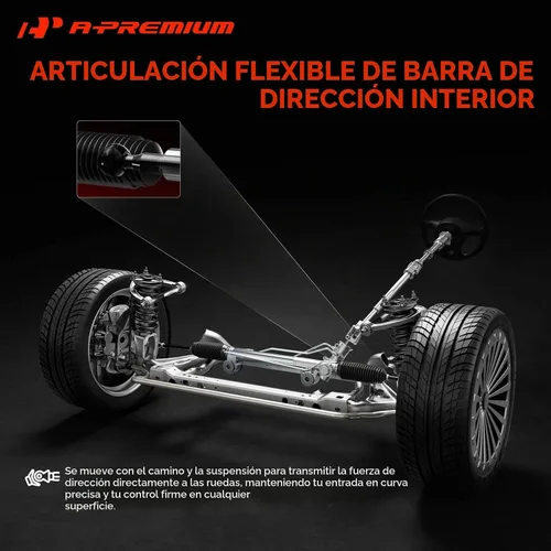 Vista 8 de A-Premium - Soporte y piñón de dirección asistida hidráulica