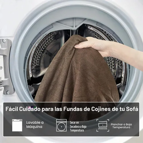 Vista 9 de ANARACHON Fundas de cojín de sofá con aspecto de cuero, juego de fundas de asiento de sofá, protector de muebles para sillón seccional, sofá biplaza