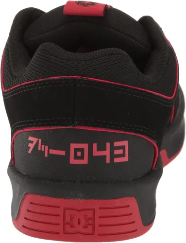 Vista 3 de DC X Star Wars The Mandalorian - Tenis de patinaje para hombre, NegroNegroRojo (Lynx Zero)