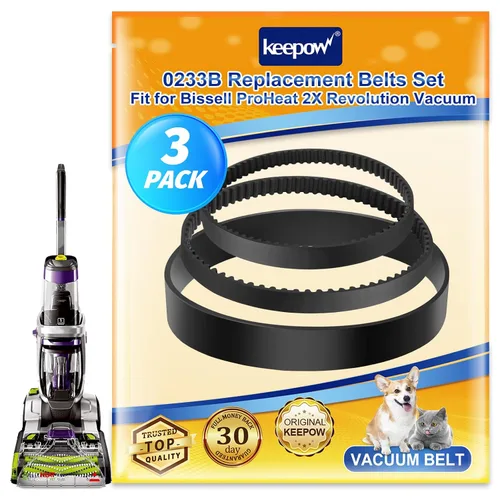 Vista 10 de KEEPOW 1606428 - Correa de repuesto compatible con modelos Bissell ProHeat 2X Revolution 1548 1550 1551 35799, paquete de 2
