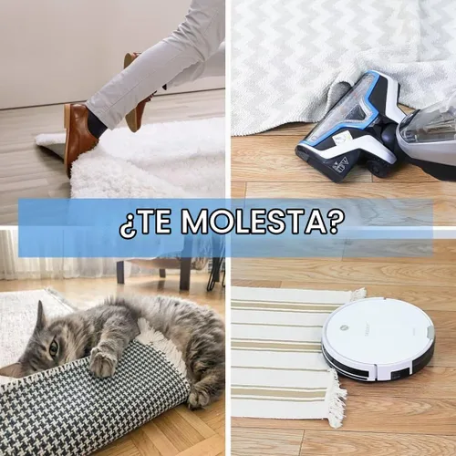 Vista 2 de Almohadilla de cinta para alfombra, calcomanías antideslizantes para Negro