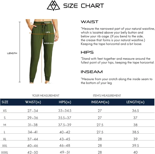 Vista 7 de Haimont Pantalones deportivos para mujer con bolsillos con cremallera, ligeros, para entrenamiento, correr, pantalones casuales para descansar