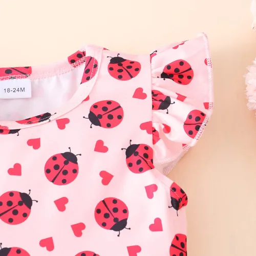 Vista 5 de Vestido de unicornio para niñas de 1 a 8 años