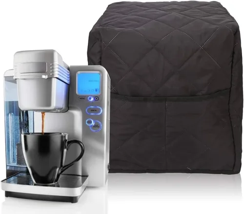 Vista 3 de Funda para cafetera, de algodón, poliéster, acolchada, para horno tostador, para proteger tu máquina de pan o cocina, pequeños electrodomésticos