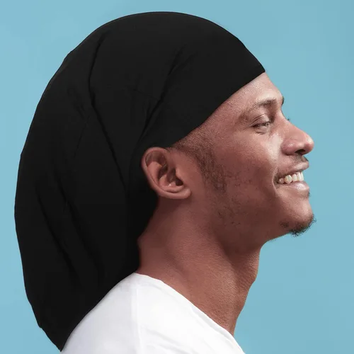 Vista 3 de 4 piezas unisex para rastas de cabello largo, para dormir, accesorios para el cabello, para hombres y mujeres