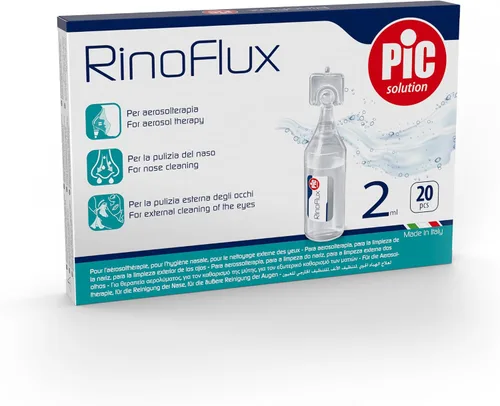 Vista 3 de Pic Solution 02039101020300 Rinoflux Soluzione Fisiologica 2 Ml - 20 Unita