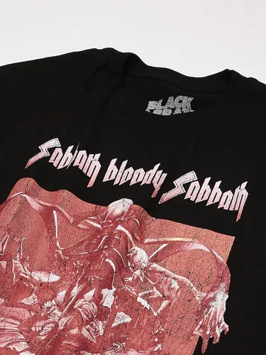 Vista 2 de Bravado Negro Sabbath Bloody (Distressed) para hombre, Negros