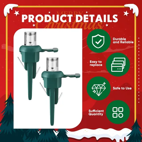 Vista 4 de Luces LED de Navidad Bombillas de Repuesto Mini para Luces de Navidad de 3 Voltios 0.06 Vatios Bombilla LED para Árbol de Navidad Luces de Navidad