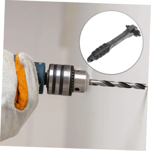 Vista 8 de Herramienta de llave de portabrocas 2 en 1 Llave de trinquete para un fácil ajuste manual