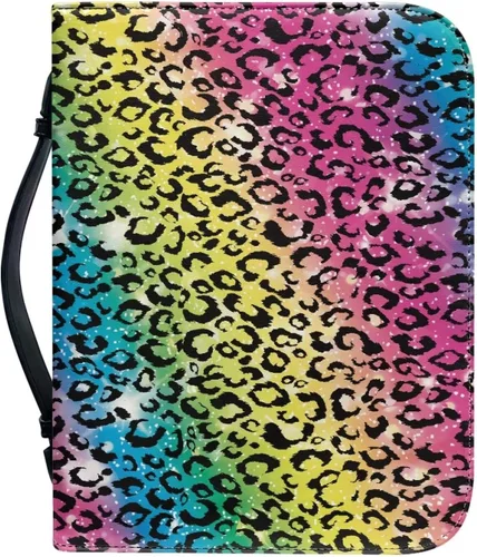 Vista 14 de TODIYADDU Cubierta de la Biblia Personalizable Personalizable PU Biblia Protector Libro Cubierta de la Biblia Bolsa de asas