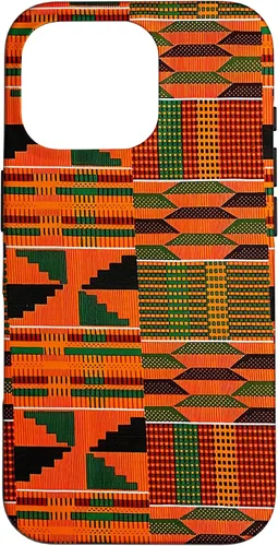 Vista 20 de Kente - Carcasa para iPhone 17, diseño étnico de Ghana, diseño africano
