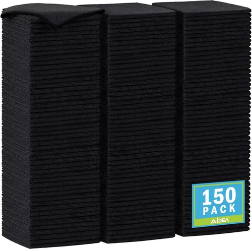 Vista 10 de AIDEA Paquete de 8 paños de limpieza de microfibra, toallas de microfibra suave para automóviles, trapos de limpieza absorbentes, sin pelusas, sin