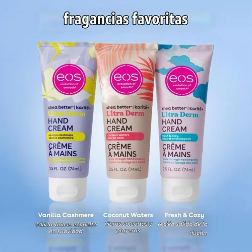 Vista 7 de eos Crema de manos Shea Better - Loción de manos de coco y cuidado de la piel Hidratación instantánea + protección duradera 2.5 onzas