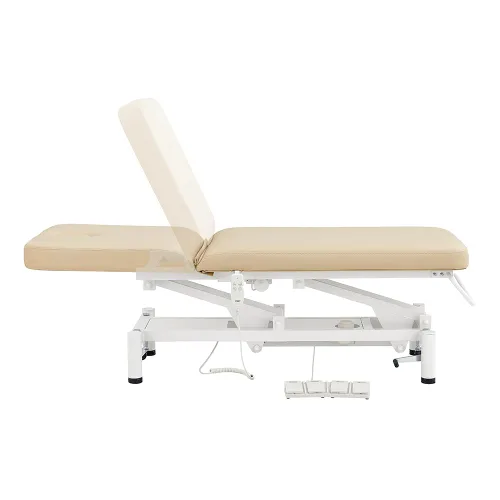 Vista 5 de Dir Spa Completo Eléctrico Facial Belleza Cama Spa Masaje Mesa Multiuso Doctor's Office Cama con 2 Motores MAR Egeo Beige