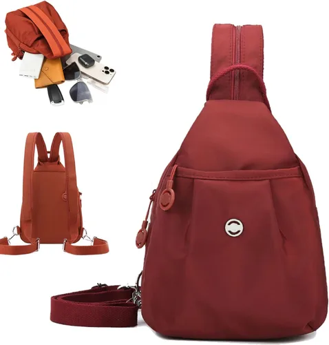 Vista 11 de 2025 Premium 3 en 1 bolsa de viaje antirrobo, mochila de tela Oxford impermeable de 2 vías, bolsa de mano para mujer, Negro, Tamaño único, Moda