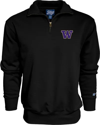 Vista 42 de Blue 84 Sudadera con cremallera de un cuarto para hombre de la NCAA