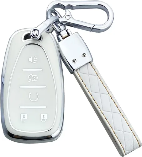 Vista 14 de Funda para Llavero Compatible con Chevy Camaro Cruze Equinox Malibu Traverse Blazer Volt Bolt Sonic Trax