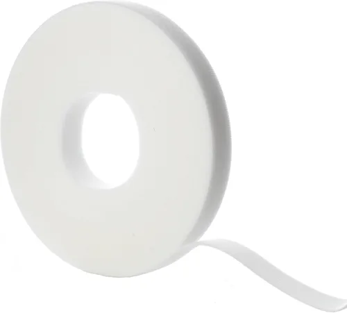 Vista 10 de Correas de velcro resistentes cortadas a la longitud 13,7 m x 1,9 cm Rollo autoadhesivo de una envoltura de doble cara Lazos de agrupación que