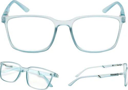 Vista 2 de Gafas de lectura paquete de 5 bisagras especiales para lectores, marco cuadrado