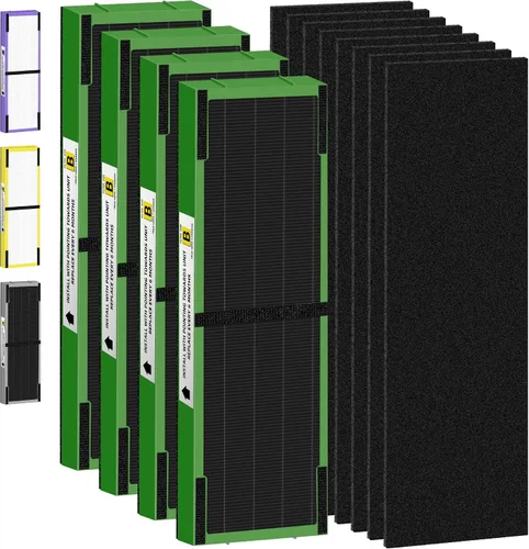 Vista 14 de FLT4825SM Filtro HEPA para eliminar humo B de repuesto compatible con purificadores de aire G-Guardian AC4825 AC4825E AC4825W AC4300 AC4800 AC4900