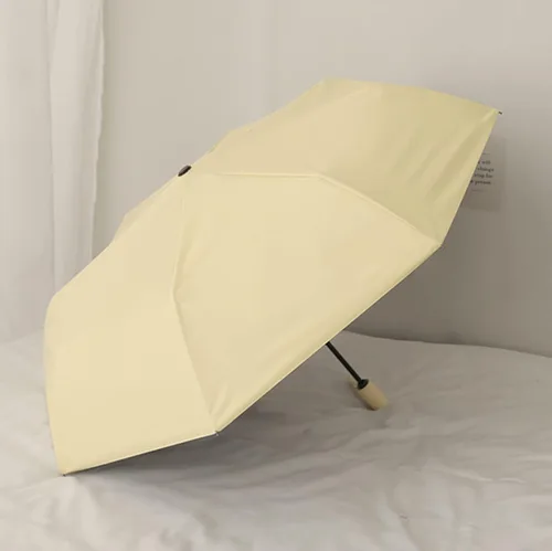Vista 6 de Paraguas solar con protección UV UPF 50+ compacto portátil para viaje, parasol de apertura automática a prueba de viento e impermeable, plegable