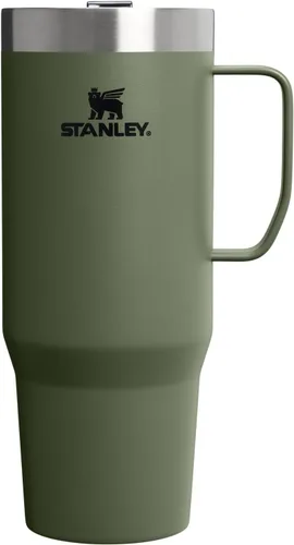 Vista 24 de STANLEY La Taza Suburbana Cotidiana 473 ml Beber a Través de la Tapa Taza para Café, Té y Bebidas Taza de Café de Acero Inoxidable Aislada