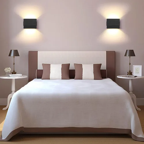 Vista 2 de Kawell Apliques de pared LED modernos para interiores y exteriores, lámpara de pared LED creativa de 10 W, pasillo, montaje en pared, accesorios