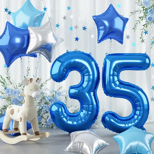 Vista 24 de Decoración de Globos Número 10 de 40 Pulgadas, Globos de Corazón Neutro de Papel de Aluminio Crema Retro Albaricoque Marrón con Globo de Helio