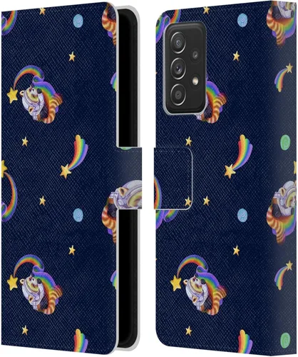 Vista 145 de Head Case Designs Officially Licensed Carla Morrow Colorful Space Dice Patterns Leather Wallet Case Compatible with Samsung Galaxy A07 4G