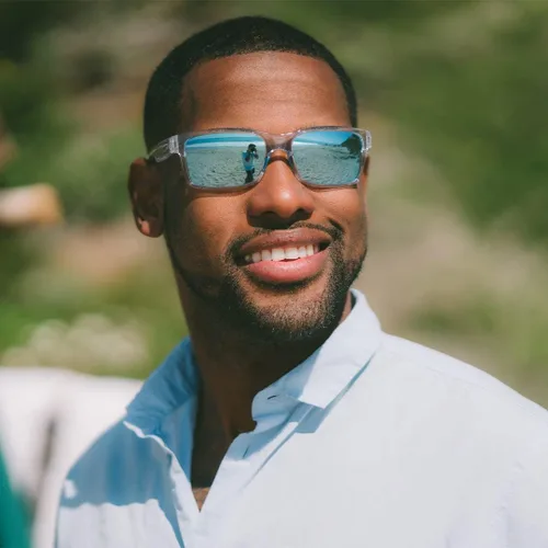 Vista 7 de Revo Gafas de sol Crawler: lente polarizada con marco de envoltura rectangular de rendimiento