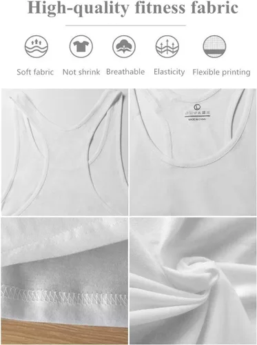 Vista 4 de Camiseta sin mangas para hombre, con espalda en Y, para entrenamiento, muscular, fitness, culturismo