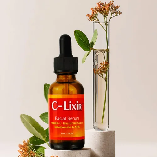 Vista 5 de Suero facial C-Lixir - con vitamina C, ácido hialurónico, niacinamida y AHA