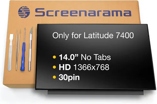 Vista 8 de SCREENARAMA Nueva pantalla de repuesto para Dell Latitude 7400 FHD mate.