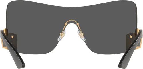 Vista 4 de Versace Lentes de sol para mujer montura gris lentes gris oscuro 0000in Gris