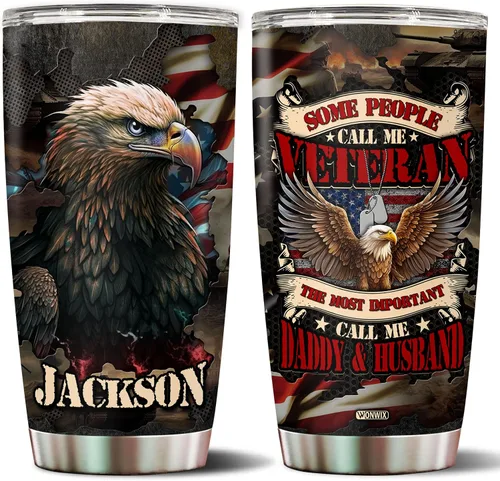 Vista 14 de Regalos de artista para hombres, vasos personalizados de acero inoxidable de 20 onzas, 30 onzas, taza de viaje para café, taza de viaje, regalo