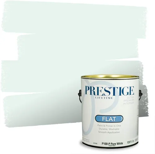 Vista 189 de PRESTIGE Pintura interior e imprimación en uno, salpicaduras acuosas, cáscara de huevo, 1 galón