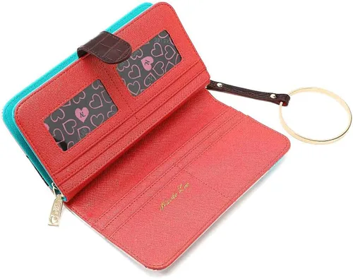 Vista 7 de Nicole Lee PRT6700 CARTERA CON CREMALLERA IMPRESO MODA V3NEGRO BOHEMIO, Varios
