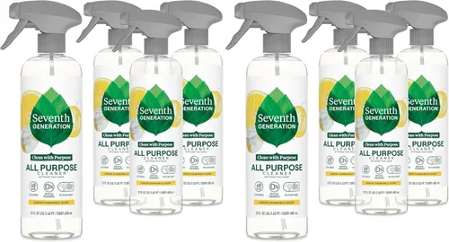 Vista 12 de Seventh Generation Limpiador Multiusos, Transparente y Sin Fragancia, Corta Grasa, 23 onzas líquidas