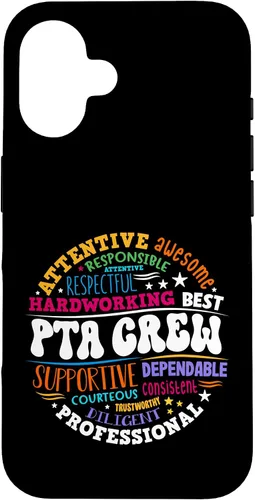 Vista 28 de iPhone XR Parents Teacher Association Team Supporter PTA Crew Case