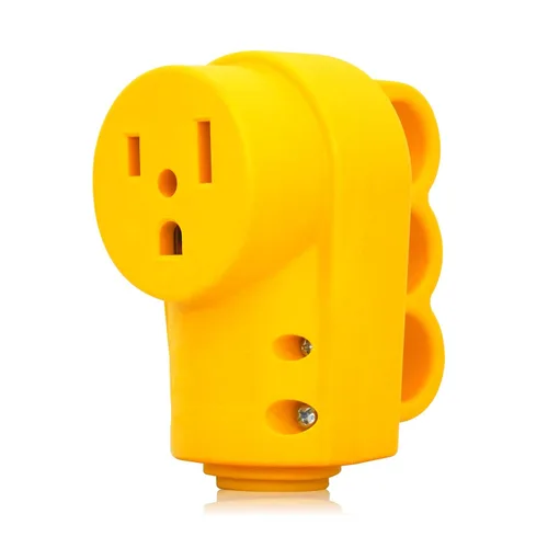 Vista 7 de Veepeak NEMA 6-50P/ 6-30P Reemplazo de enchufe, 30/50 Amp 250 voltios, enchufe de cable de alimentación resistente de 3 clavijas con mango