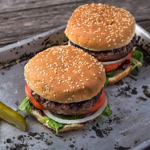 Vista 4 de Hamburguesas de Carne Molida Angus Wagyu de Nebraska Star Beef - El Paquete Ultra Premium para Eventos Familiares de Parrilla - Sin Hormonas y Sin