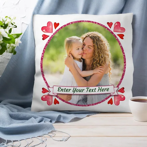 Vista 3 de Almohada personalizada para subir fotos del Día de la Madre para mujeres, almohada personalizada, regalos para mamá, regalos para mamá, carga