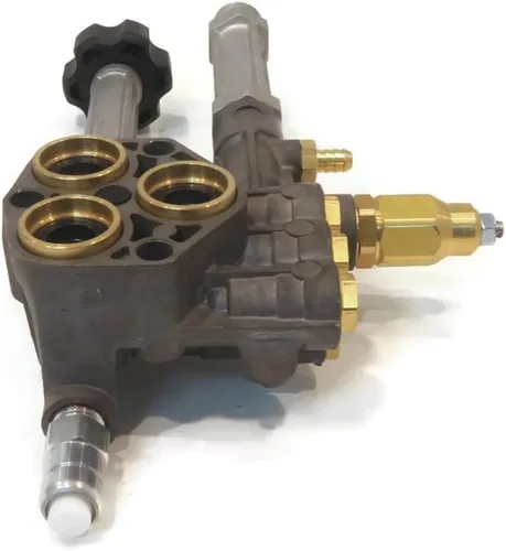Vista 6 de Annovi Reverberi - Cabezal de bomba de repuesto completo AR43361 para SRMW2.4G28 OEM con descargador y válvulas de alivio