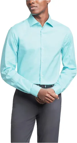 Vista 14 de Van Heusen Camisa de vestir para hombre Slim Fit Stain Shield Stretch Mercurio Oscuro Viejo