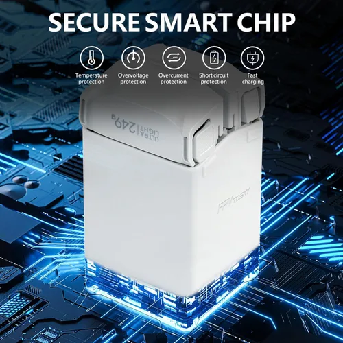 Vista 5 de AMAZEAR Cargador de batería para accesorios DJI Mini 5 Pro/Mini 4 3, DJI Mini5Pro Mini4/3 Series Hub de carga bidireccional con adaptador