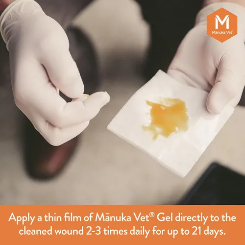 Vista 5 de Manuka Gel veterinario para piel y heridas, 500+ MGO miel de manuka de grado médico, tratamiento de curación rápida y reparación de la piel