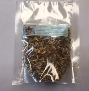 Vista 2 de Hierbas: Sarsaparilla ~ ~ 1 oz indio ~ Make Rootbeer ~ ravenz Roost Hierbas con información en etiqueta especial