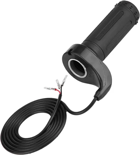 Vista 8 de Zerone Acelerador eléctrico, acelerador de motocicleta de 0.886 in/0.88 pulgadas, agarre de acelerador de velocidad con 3 cables para la mayoría